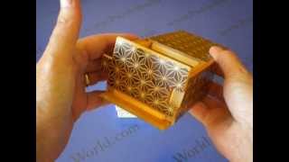A look at the 4 Sun 21 Step Kuroasa Japanese Puzzle Box