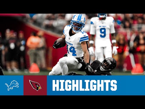 David Montgomery's 100-yard game leads Lions to road win | Lions vs. Cardinals NFL Week 3 highlights
