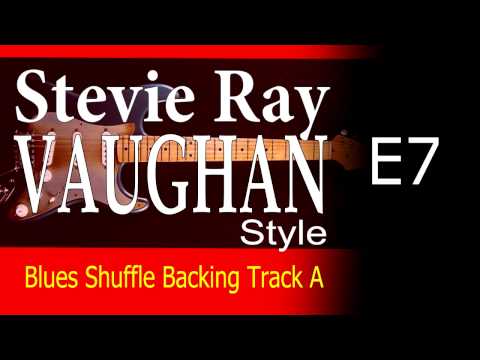 Blues Shuffle Guitar Stevie Ray Vaughan Style Backing Track A 127 Bpm Highest Quality