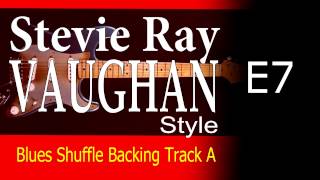 Blues Shuffle Guitar Stevie Ray Vaughan Style Backing Track A 127 Bpm Highest Quality