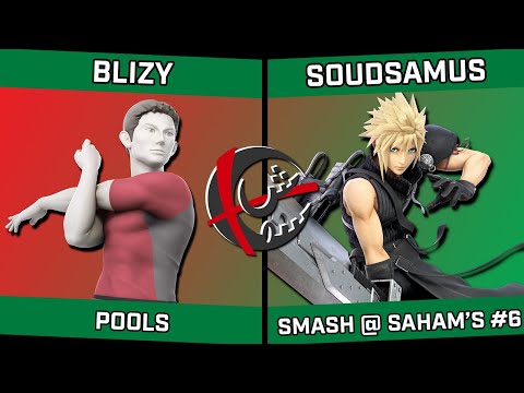 Blizy (Wii Fit Trainer) vs Soudsamus (Cloud) - Smash @ Saham's #6
