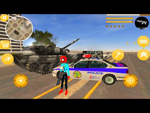 US Police Stickman Rope Hero: Battle of the Century