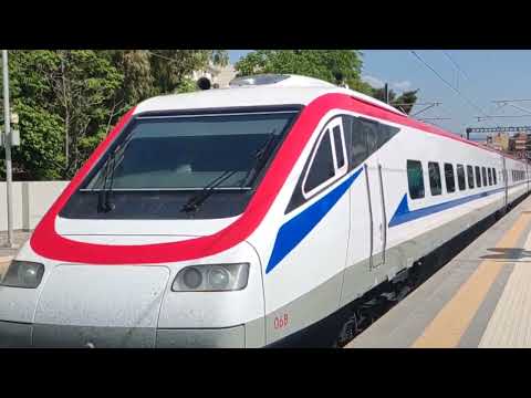 First Arrival of ETR470 as ICE 51 at Athens Railway Station