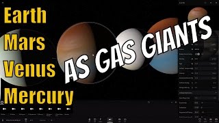 What If Terrestrial Planets Turned Into Gas Giants?
