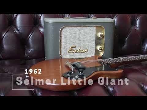 Selmer Little Giant 5-Watt 1x6" Guitar Combo Amp 1962 - Croc Skin image 18