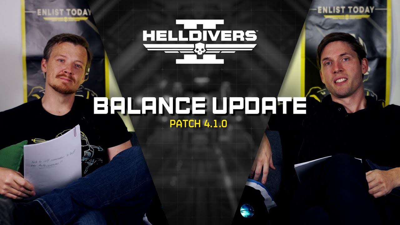 Helldivers 2 Patch Notes - Patch 4.1.0 - YouTube