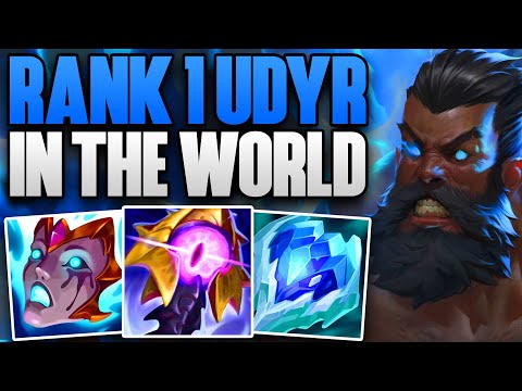 BEST UDYR IN THE WORLD INCREDIBLE SOLO CARRY GAMEPLAY! | CHALLENGER UDYR JUNGLE | Patch 15.2 S15