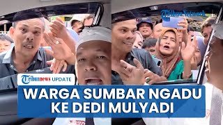 Didatangi Dedi Mulyadi, Warga Sumbar Korban Banjir Semringah hingga Bercanda soal Status Duda