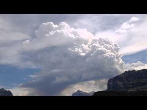 Video: Thompson Fire in Glacier National Park