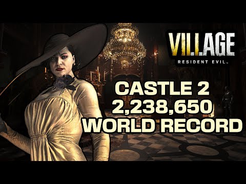 Castle 2 - Lady Dimitrescu WORLD RECORD Resident Evil Village Mercenaries Additional Orders SSS Rank