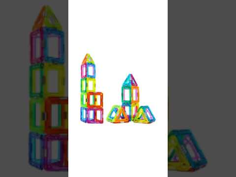 Bloques Magneticos Con Imanes Didacticos 60 Piezas