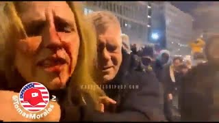 Trump-supporting woman punched, has nose broken