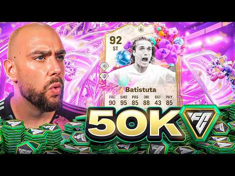 50K FC Points Decides My Team w/ FUT BIRTHDAY ICON BATISTUTA!