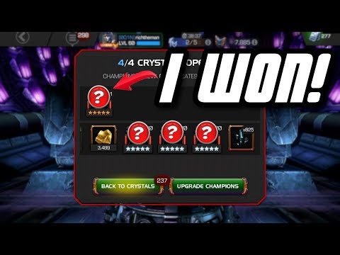 GOT HIM! 5 X 5 Star Crystal Opening | Marvel Contest of Champions