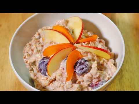Homemade Bircher Muesli🍎The Refreshing Breakfast You’ve Been Missing🤤