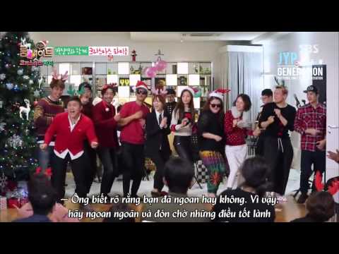 141223 [HD][Roommate] Santa Claus is coming to town ft. JYP
