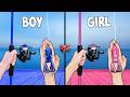 Boys Vs Girls Fishing Challenge