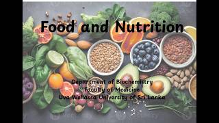 Food and Nutrition