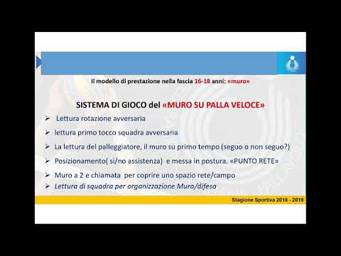 Impostazione delle tecniche di muro nella pallavolo - Principi e progressione didattica