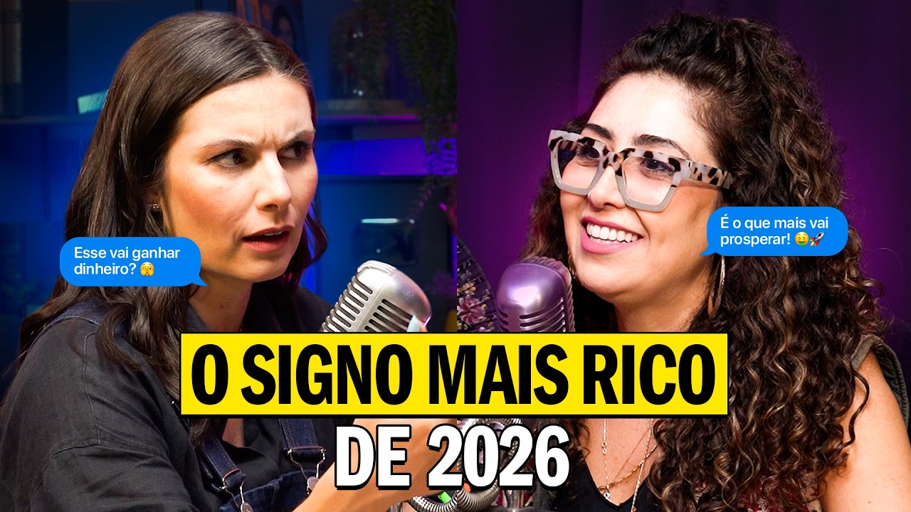 Dinheiro Em 2026: Descubra Os Signos Que Vão Prosperar (E Os Que Devem Tomar Cuidado)#89 com Ana Leo