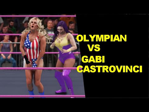 GLOW 1985 Gabi Castrovinci vs Olympian - Extreme Rules