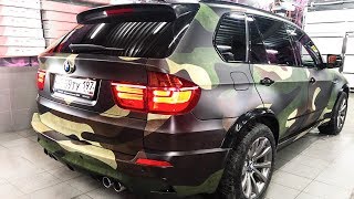 КАМУФЛЯЖ на BMW X5M. Своими руками