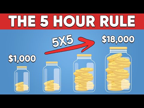 為什麼所有的百萬富翁都遵循5小時法則 (Why All Millionaires Follow The 5 Hour Rule)