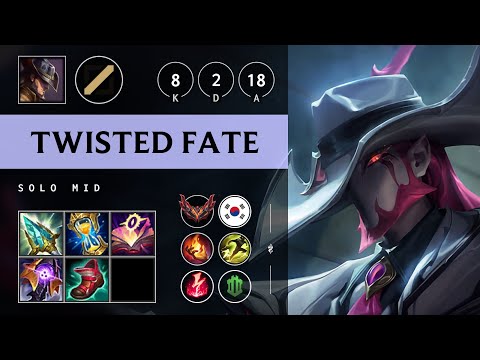Twisted Fate Mid vs Ambessa - KR Grandmaster Patch 25.05
