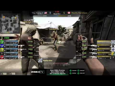 CS: GO | Mostly Harmless vs. The Flying V | ESEA-Premier