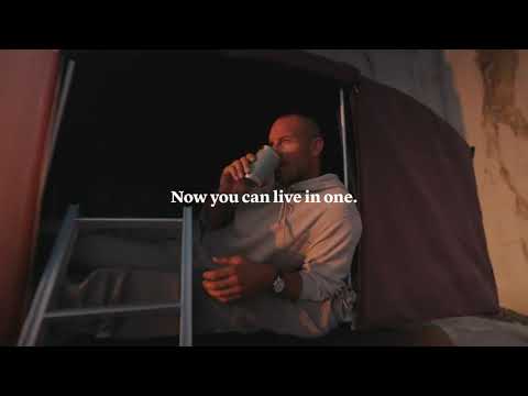 Db journey, A backpack as a rooftop tent