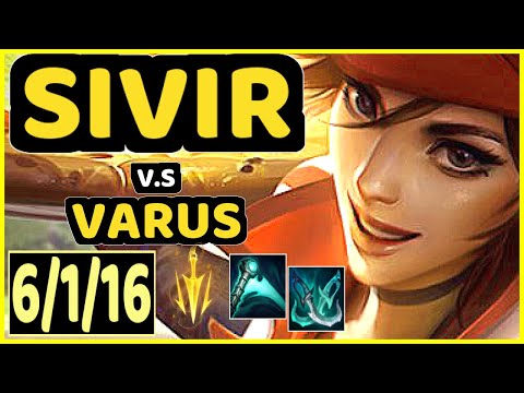 STITCH (SIVIR) vs VARUS - 6/1/16 KDA BOTTOM ADC CHALLENGER GAMEPLAY - KR