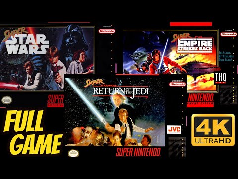 Super Star Wars TRILOGY COLLECTION [SNES] Longplay Walkthrough Playthrough Full Movie Game [4K60ᶠᵖˢ]