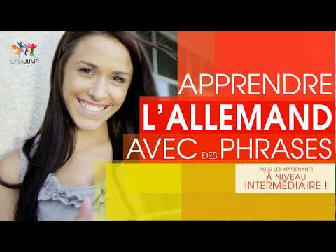 Apprendre des phrases allemands - niveau intermédiaire ! Les mots, phrases et grammaire -rapidement!