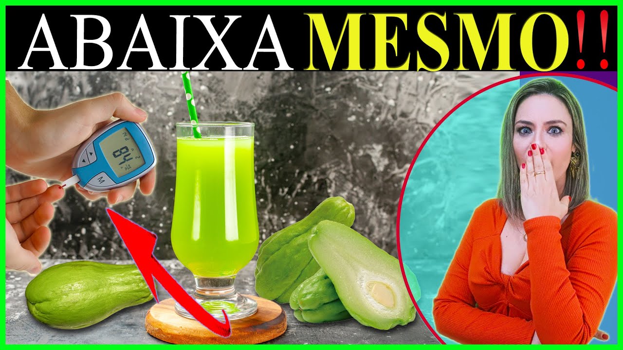 🟢Super suco de Chuchu, EMAGRECE e BAIXA a GLICEMIA, fácil e rápido de fazer!