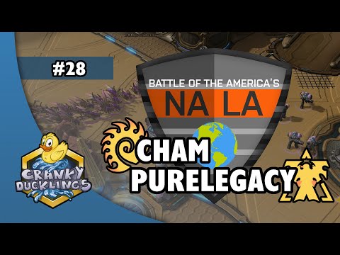 Cham vs PureLegacy - ZvT | Battle of the Americas #28 | Weekly NA-LatAm StarCraft 2 Tournament