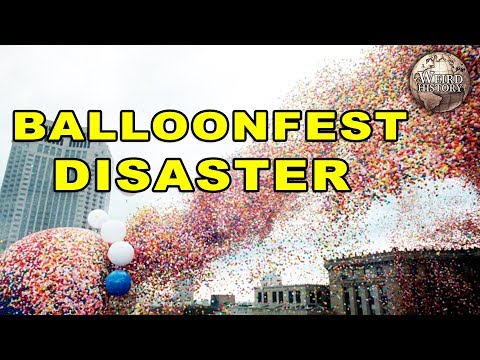 City Released 1,500,000 Balloons Creating a Catastrophe