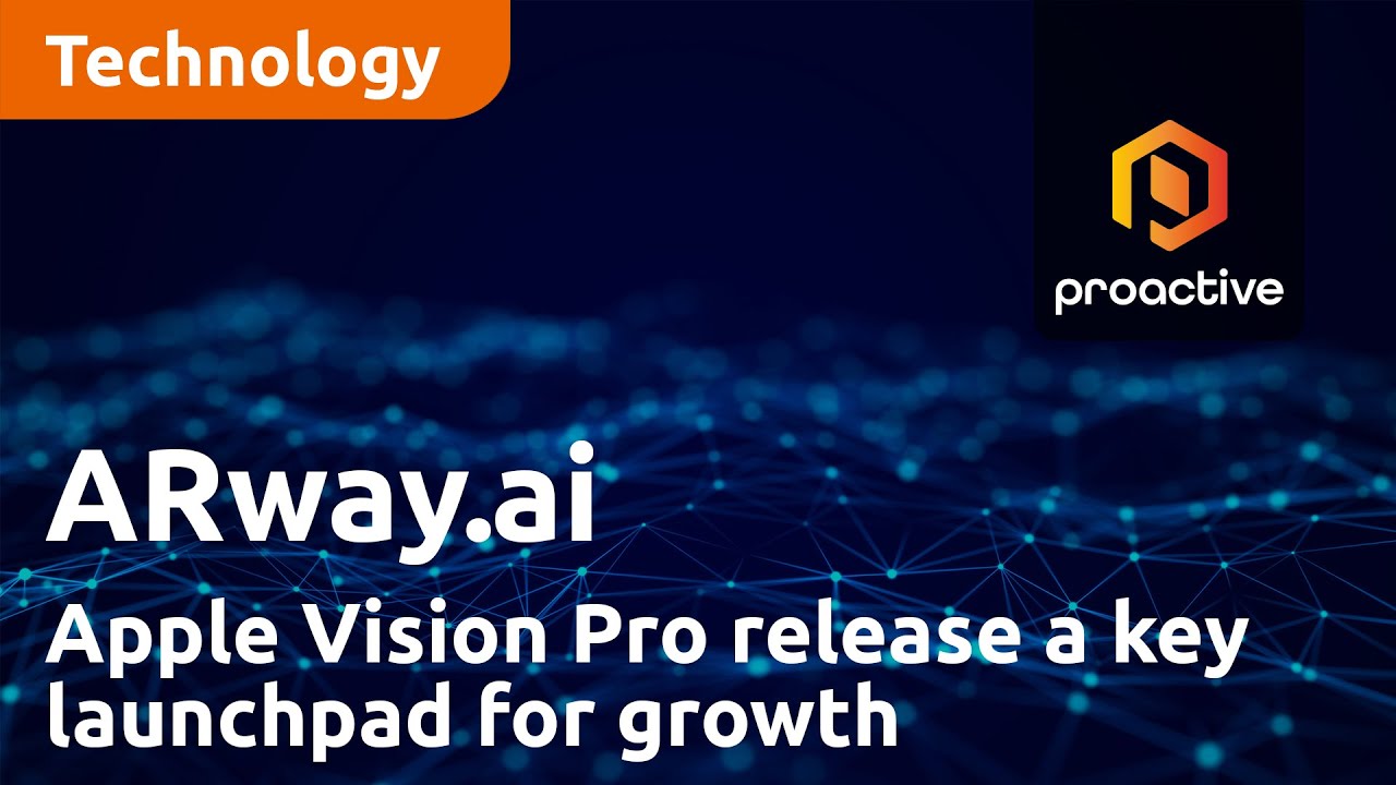 ARway.ai looking at launch of Apple Pro Vision glasses as key launchpad for ARway Growth