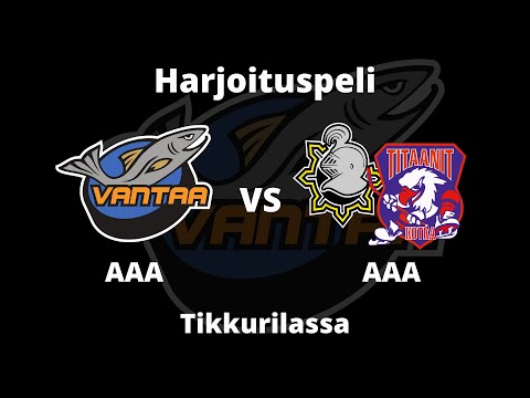 3.4.2022 KiVa AAA vs Titaanit KY-80 AAA harjoitusottelu Tikkurilassa.