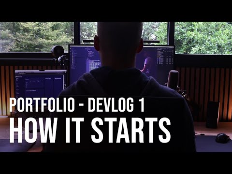 How it starts - New portfolio - Devlog 1