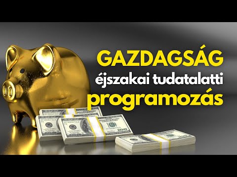 Éjszakai tudatalatti programozás a gazdagság bevonzására | Alvás meditáció | Fekete háttér