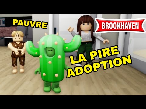 A CACTUS ADOPTS A POOR CHILD BUT IT GOES WRONG! BROOKHAVEN RP - ROBLOX