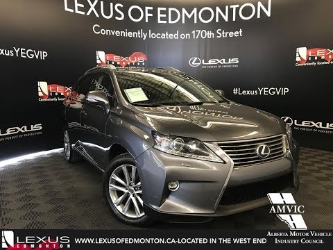 Used Gray 2015 Lexus RX 350 Touring Package Walkaround Review Edson Alberta