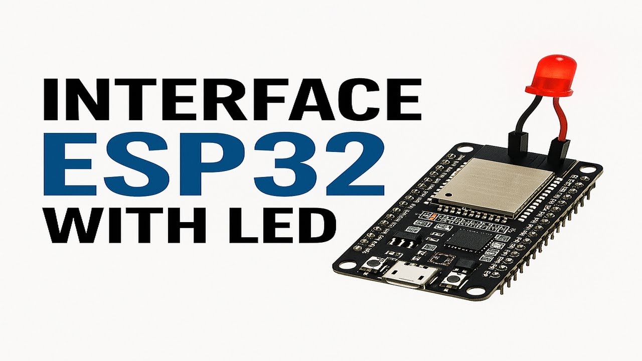 Interface first program in ESP-32 ! (LED blink program).