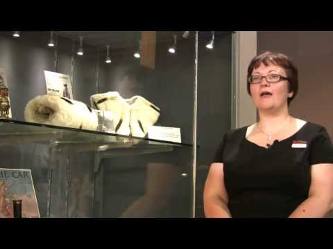 Edwardian motoring clothing on display at the National Motor Museum, Beaulieu