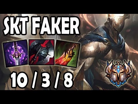 Faker PANTHEON vs SYNDRA [ MID ] Challenger Korea