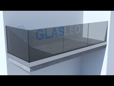 Montagevideo Glasgeländer Profil Light Side – GLASLEO