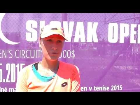 EMPIRE Slovak Open 2015: QF, Denisa Allertova - Aleksandra Krunic 6-3, 6-1