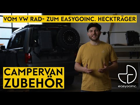 Das Heckträger System für den original VW T6 Fahrradträger | Die easygoinc. backrackBASE