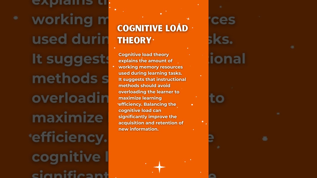 How to Balance Cognitive Load for Better Learning Outcomes #brain #neuroscience #psychology