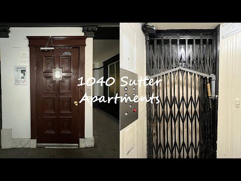Cool Gated Spencer Traction Elevator - 1040 Sutter Apartments - San Francisco, CA